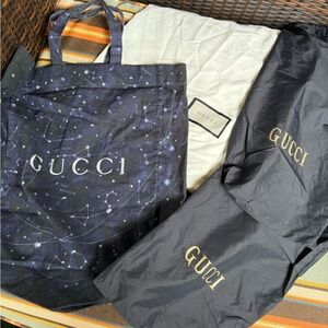 GUCCI dust bags - bundle of 4
